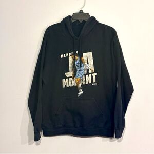 Ja Morant | Griddy Men’s Comfort Black Blue Graphic Hoodie Sweatshirt Size M